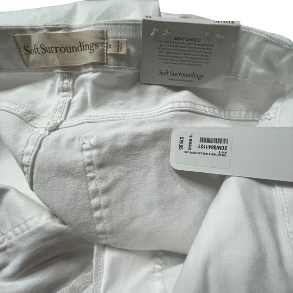 Soft Surroundings Wide leg crop jeans Size 12 - Picture 11 of 15